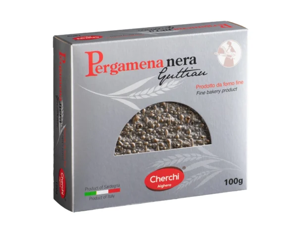 Pergamena Nera di Pane Guttiau - Cherchi 100 g