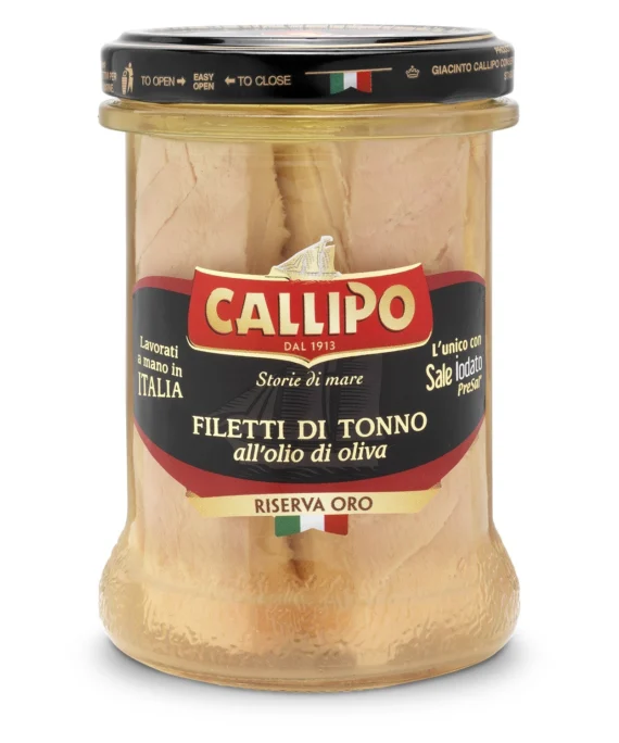 Filetti di Tonno all'Olio d'Oliva Riserva Oro - Callipo 200 g