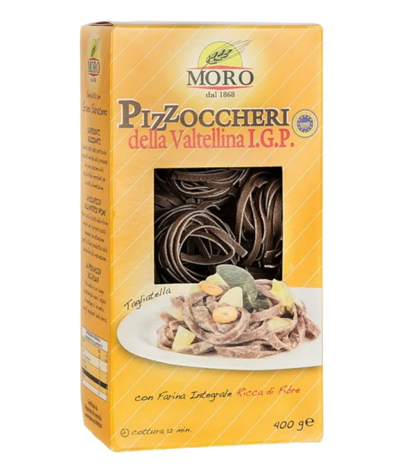 Tagliatella Pizzoccheri della Valtellina IGP - Moro Pasta 400 g