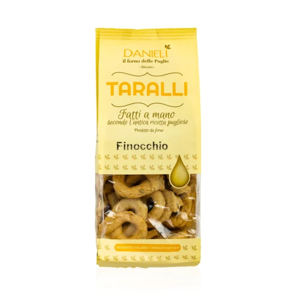 Taralli Tradizionali al Finocchio - Danieli 240 g