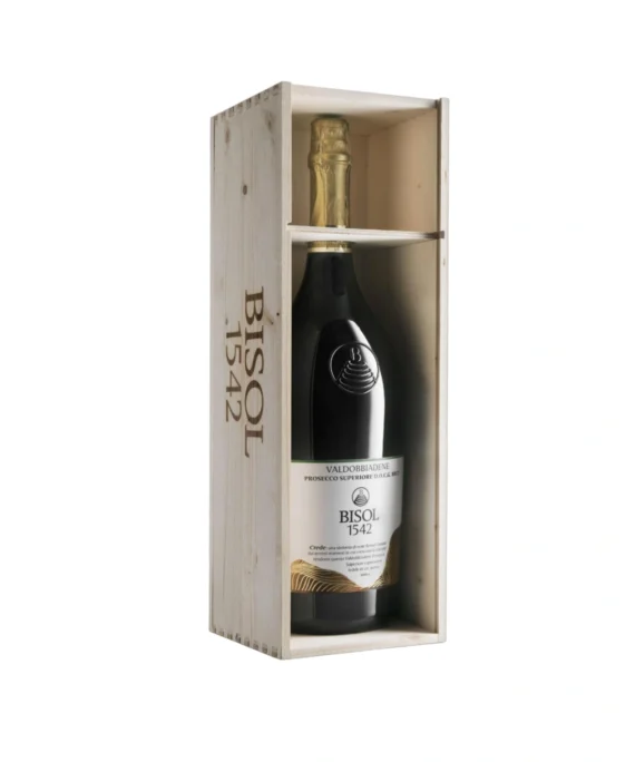 Prosecco Superiore DOCG Brut Millesimato Crede Jeroboam con Cassetta in Legno