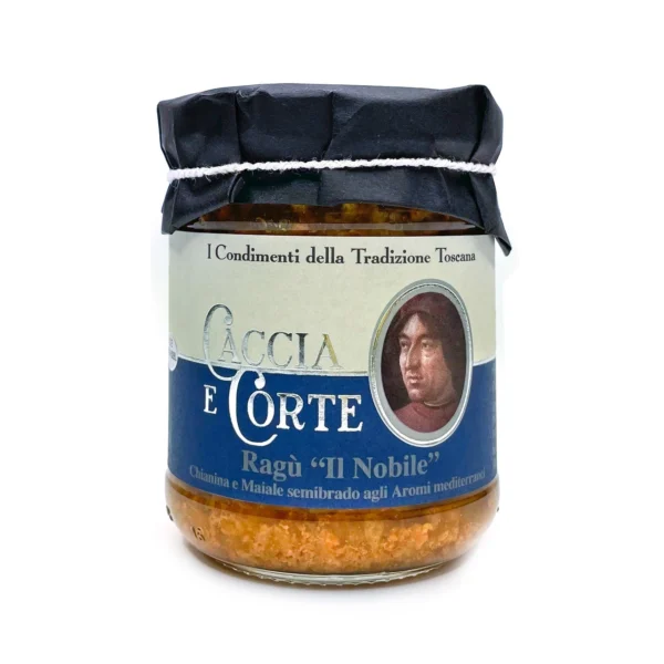 Ragù Il Nobile di Chianina e Maiale agli Aromi mediterranei - Caccia e Corte 180 g