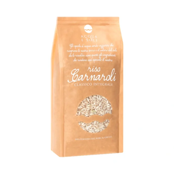 Riso Carnaroli Integrale Classico - Acqua e Sole 1 Kg