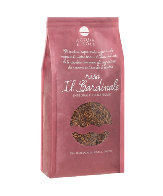 Riso Rosso Integrale Il Cardinale - Acqua e Sole 1 Kg