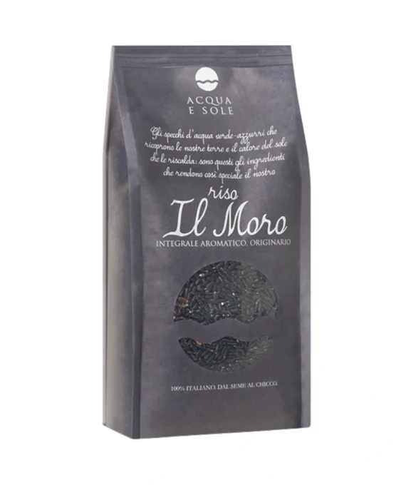Riso Nero Carnaroli Il Moro - Acqua e Sole 1 Kg