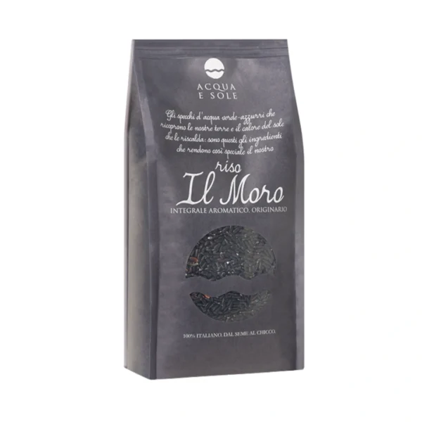 Riso Nero Carnaroli Il Moro - Acqua e Sole 1 Kg