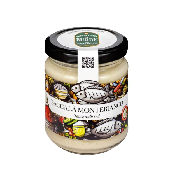 Salsa a base di Baccalà Montebianco - Da Burde 180 g