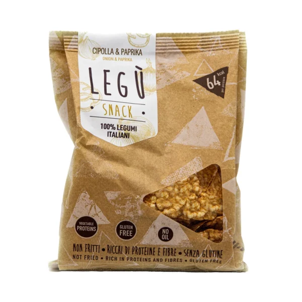 Snack Triangoli con Cipolla e Paprika - Legù 40 g