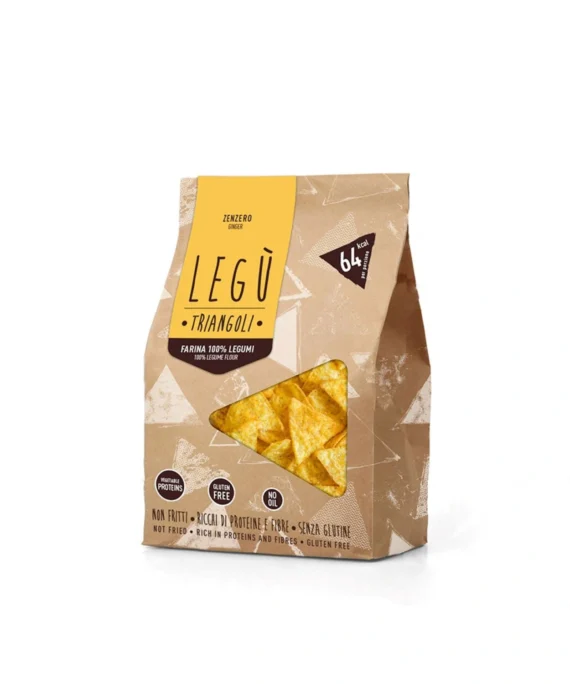 Snack Triangoli allo Zenzero - Legù 40 g