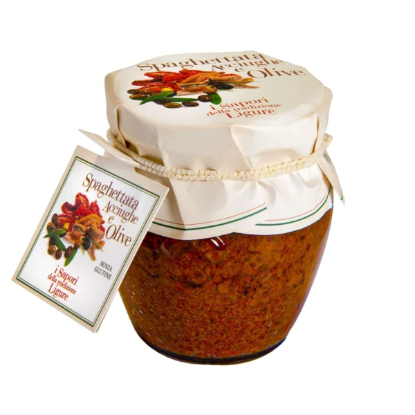 Spaghettata Acciughe e Olive - Italpesto 180 g