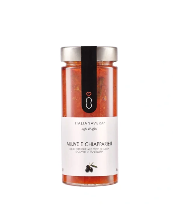 Sugo Aulive e Chiappariell con Olive e Capperi - Italianavera 280 g