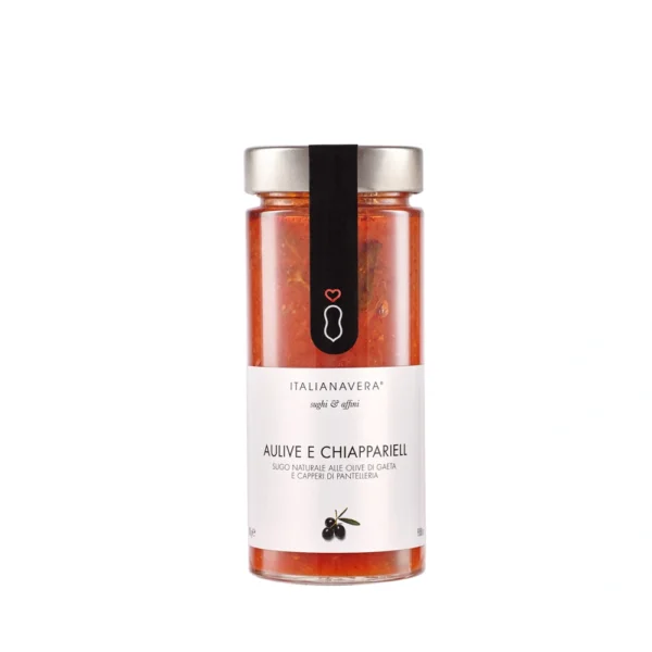 Sugo Aulive e Chiappariell con Olive e Capperi - Italianavera 280 g