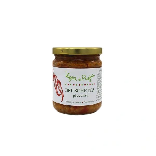 Salsa per Bruschetta Piccante - Voglia di Puglia 190 g