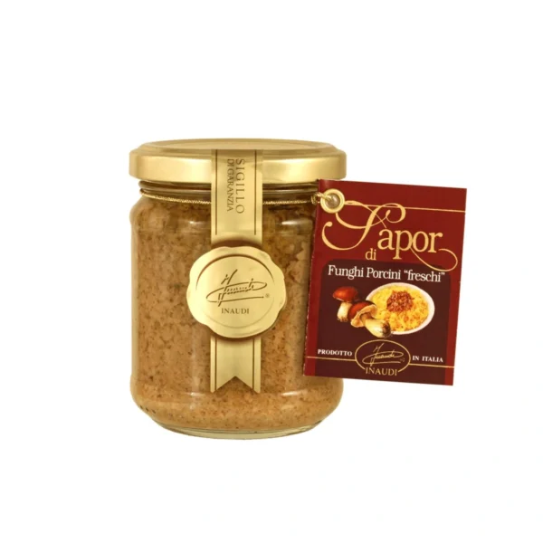 Crema Sapor di Funghi Porcini Freschi - Inaudi 180 g