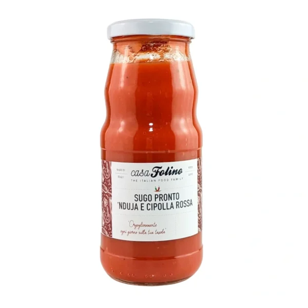 Sugo pronto Nduja e Cipolla Rossa - CasaFolino 290 g