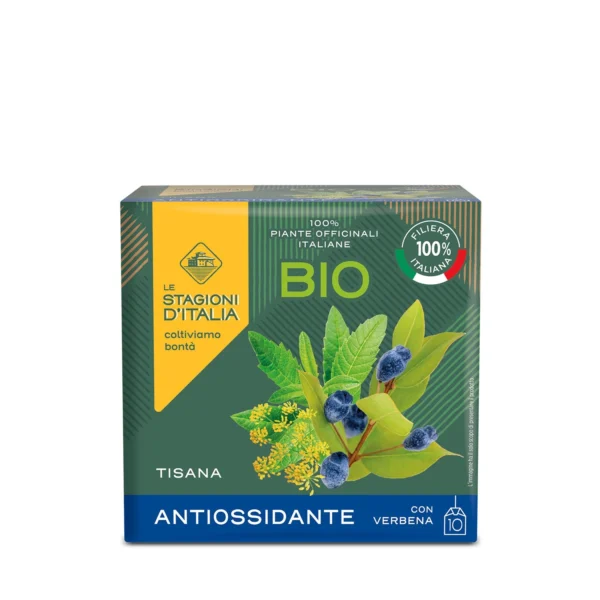 Tisana Antiossidante BIO Con Verbena - Le Stagioni d'Italia 10 filtri