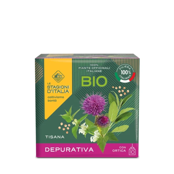 Tisana Depurativa BIO con Ortica - Le Stagioni d'Italia 10 filtri