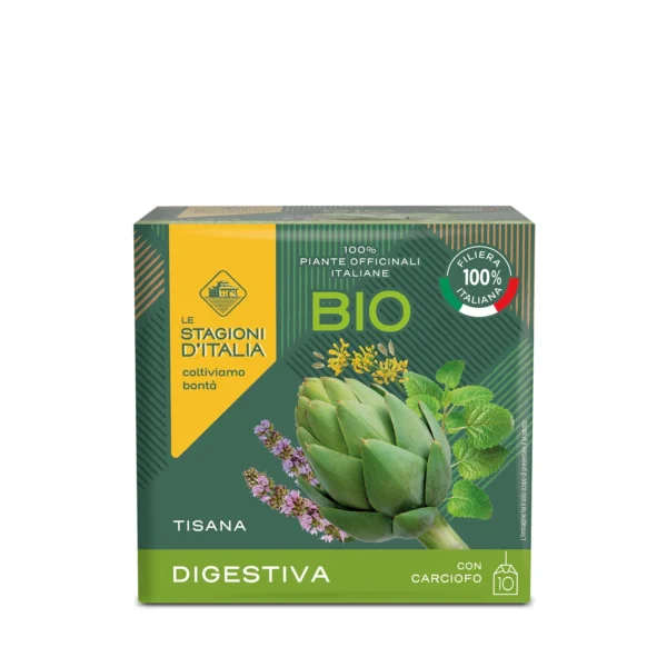 Tisana Digestiva BIO con Carciofo - Le Stagioni d'Italia 10 filtri