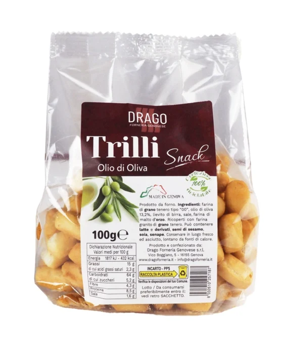 Grissini Trilli Gusto Classico - Drago Forneria 100 g