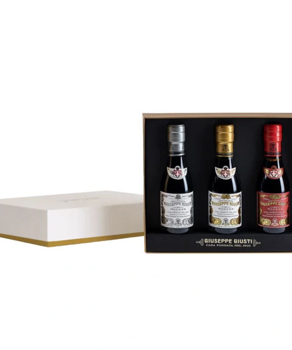 Tris Condimenti a Base di 'Aceto Balsamico di Modena IGP' - Giusti 3x100 ml