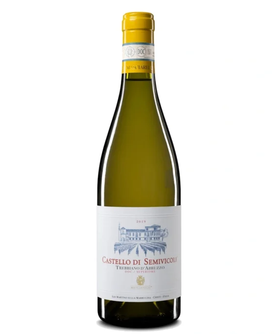 Vino Bianco Trebbiano d'Abruzzo DOC Superiore Castello di Semivicoli 2019