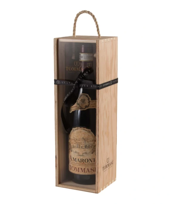 Vino Rosso Amarone della Valpolicella Classico DOCG 2018 in Cassa di Legno