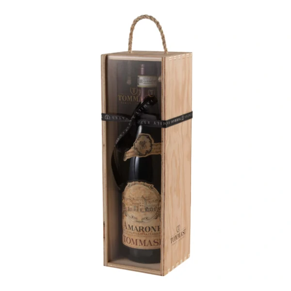 Vino Rosso Amarone della Valpolicella Classico DOCG 2018 in Cassa di Legno