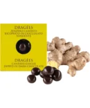 Dragées di Zenzero Candito rivestito di Cioccolato Fondente 66% - T'a Milano 120 g