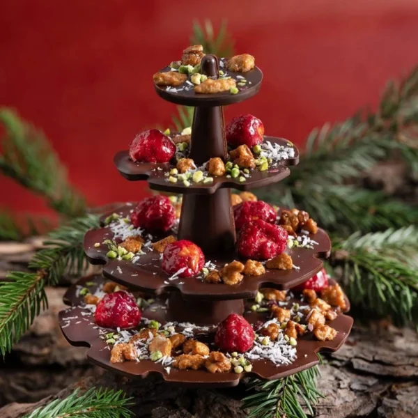 Albero Componibile di Cioccolato Fondente Ciocoabete - T'a Milano 150 g 1