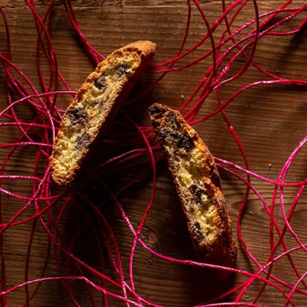 Biscotti Cantucci con gocce di Cioccolato Fondente - Mattei 250 g 1