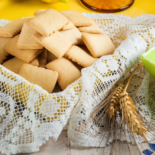 Biscottini al Limone di Grani Antichi Siciliani Senza Latte - Tumminello 210 g 1