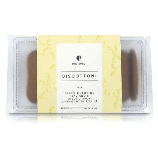 Biscottoni n. 4 Farro BIO Italiano e Miele di Fiori d'Arancio di Sicilia - Pintaudi 240 g 1