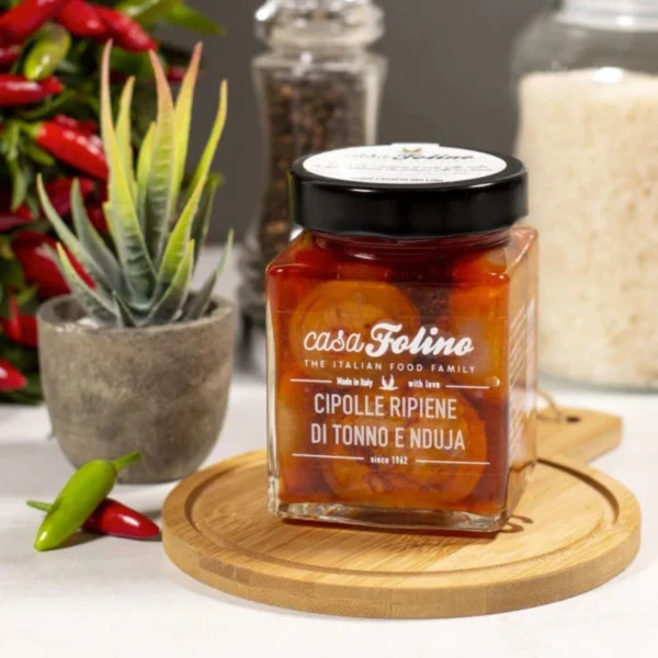 Cipolle ripiene di Tonno e 'Nduja - CasaFolino 280 g 1