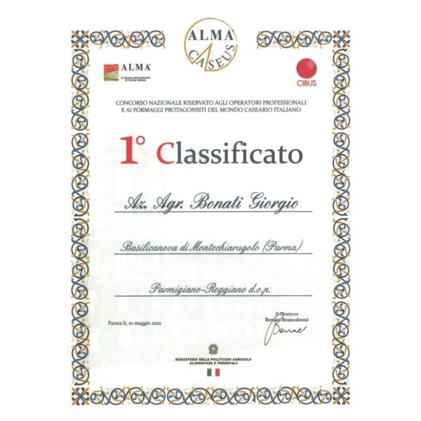 Confezione Parmigiano Reggiano Gran Riserva Bonat (2x500g 5 anni) 1