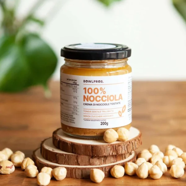 Crema 100% Nocciole Piemonte IGP - Bowlpros 200 g 1