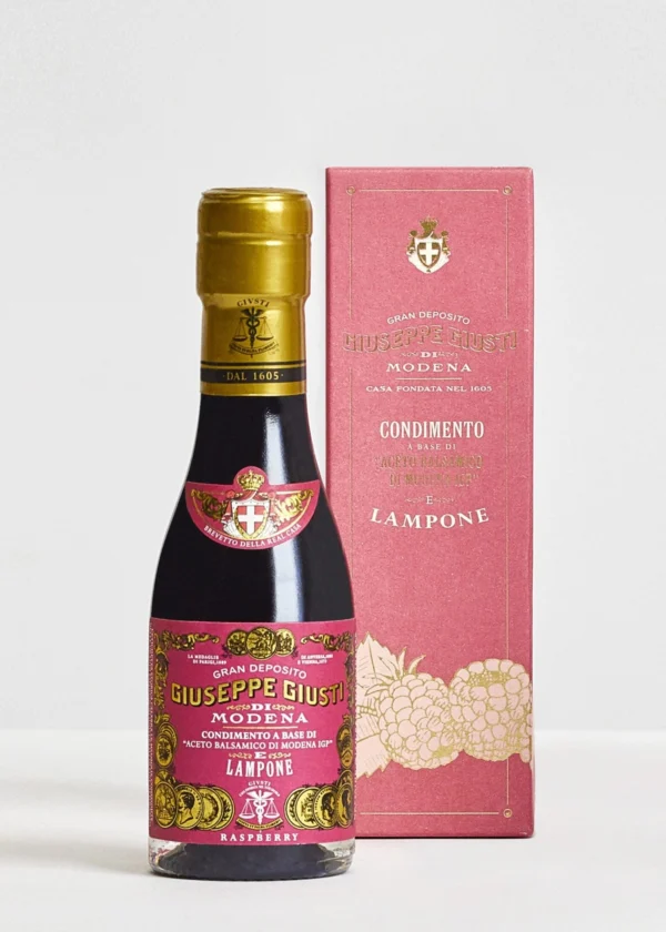 Crema a base di Aceto Balsamico IGP al Lampone - Giusti 150 ml 1