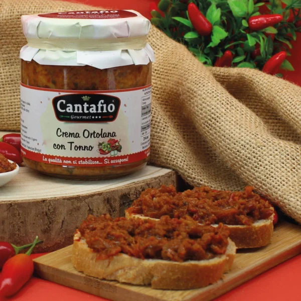 Crema Ortolana con Tonno - Cantafio 280 g 1