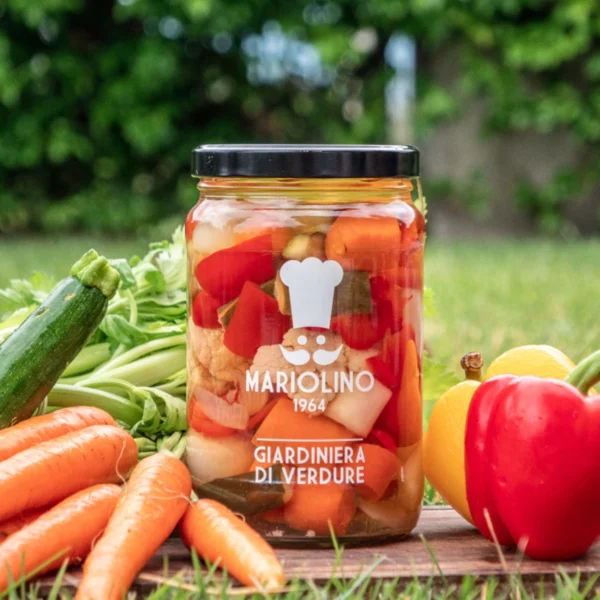 Giardiniera di Verdure in Olio d'Oliva - Mariolino 300 g 1