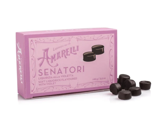 Liquirizia Gommosa Senatori alla Violetta - Amarelli 100 g 1