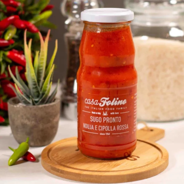 Sugo pronto Nduja e Cipolla Rossa - CasaFolino 290 g 1
