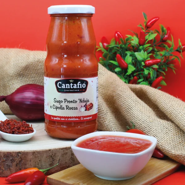 Sugo Pronto 'Nduja e Cipolla Rossa - Cantafio 340 g 1