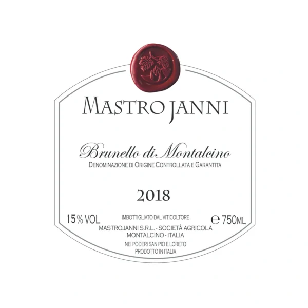 Vino Rosso Brunello di Montalcino 2018 1