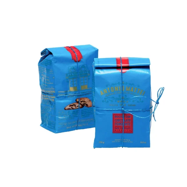 Biscotti Cantucci con gocce di Cioccolato Fondente - Mattei 250 g 1