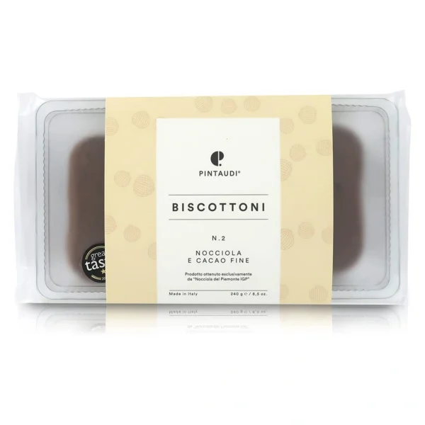 Biscottoni n. 2 Nocciola e Cacao Fine - Pintaudi 240 g 1