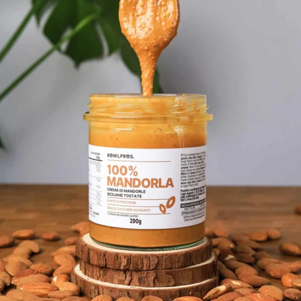 Crema 100% Mandorle Tostate - Bowlpros 200 g 1