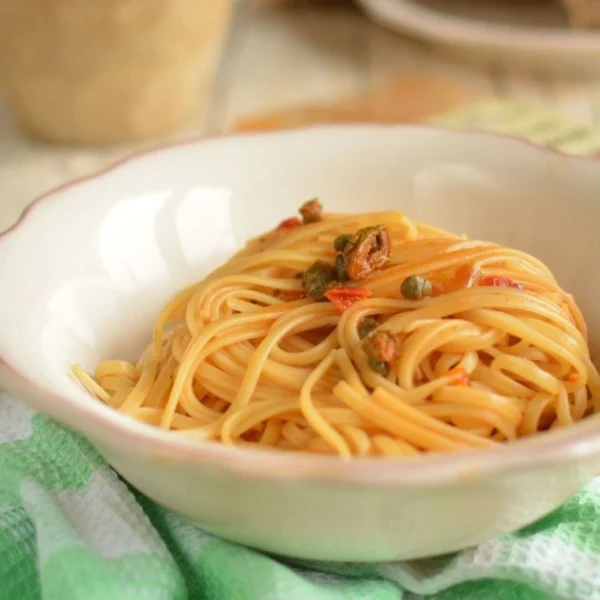 Linguine alla Puttanesca - Tiberino 200 g 1