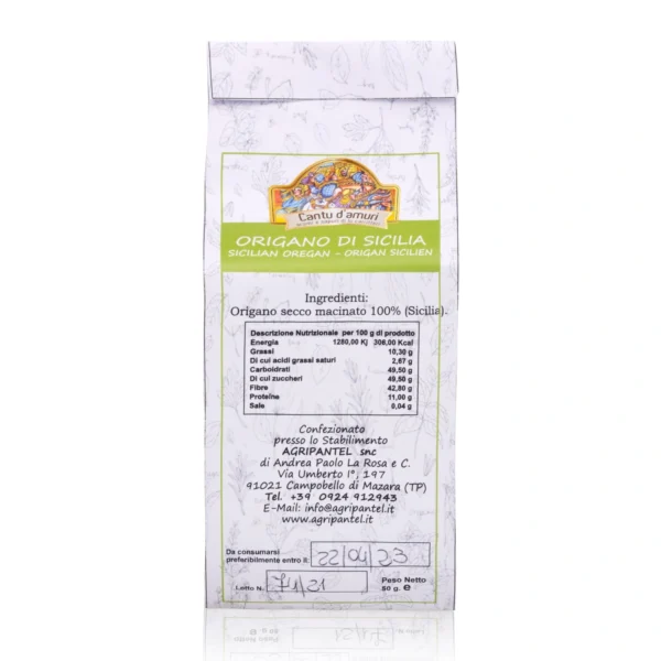 Origano di Sicilia Cantu d'Amuri - Agripantel 50 g 1