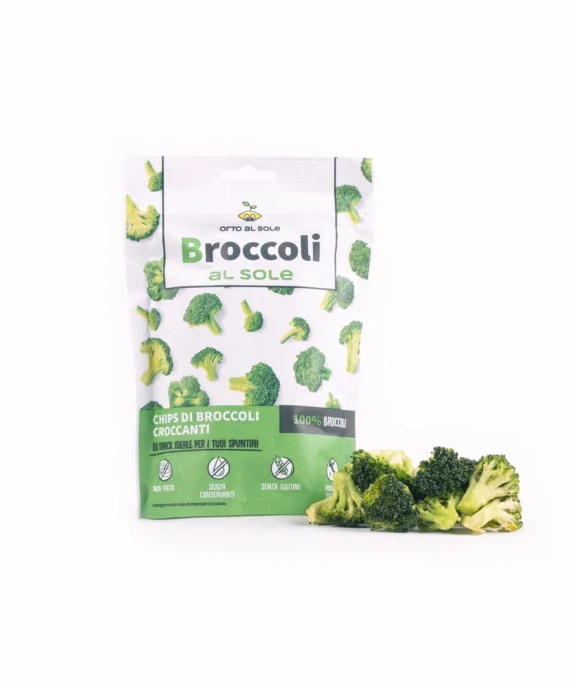 Chips di Broccoli Disidratati - - Orto al Sole 15 g