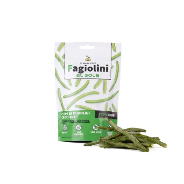Chips di Fagiolini Disidratati - Orto al Sole 10 g