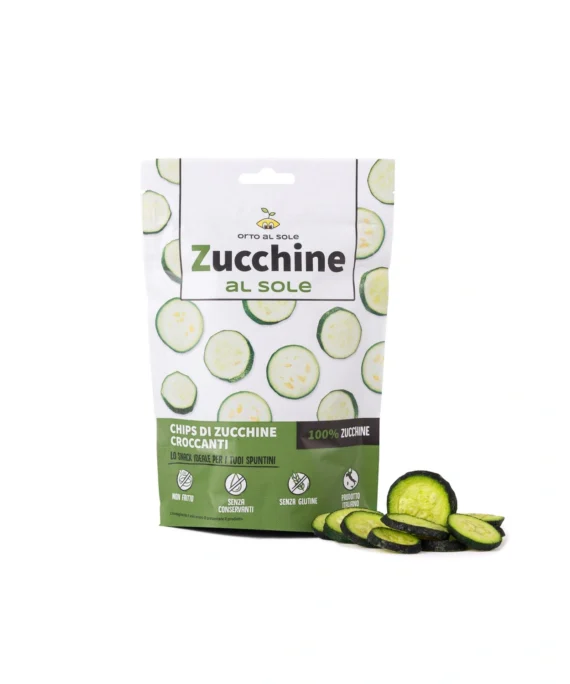 Chips di Zucchine Disidratate - Orto al Sole 15 g